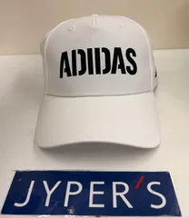 【新品未使用品】アディダス レーザーカットロゴキャップ JTY43 メンズ ゴルフキャップ 帽子 ホワイト adidas（葛西店）
