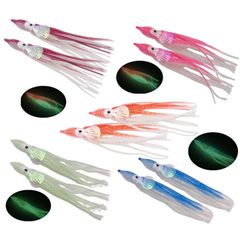 新品 タコベイト 12cm 4寸 10個 夜光 グロー ベイト バケ BAIT DIY 仕掛け 釣り 釣具