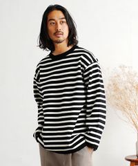 Eddie Bauer ボーダー ヘンリーネック ロンT S 白 紺 赤 - メルカリ