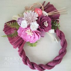 ❁ひろりん様専用❁クレイフラワー❁お正月花と小鳥さんたちの
