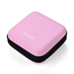 【話題】LIOVODE 48枚収納 CDケースポータブルEVA blu-ray ディスク収納ケース 大容量 DVD/VCD 収納 (48枚 ピンク48)