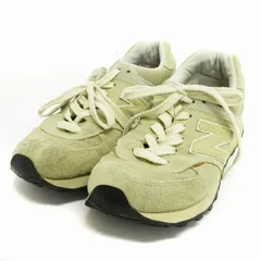 ニューバランス NEW BALANCE ML574FBY スニーカー ローカット メッシュ スエード 22.5 ベージュ 靴 ■SM3のサムネイル