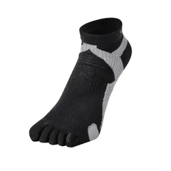 【早田ひな選手愛用商品】phiten(ファイテン) 足王(ソッキング) 5本指 ブラック/ライトグレー 25-27cm 1