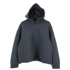 ユニクロ UNIQLO ウルトラストレッチドライスウェットプルパーカ フーディ 長袖 XL チャコールグレー 241-433699