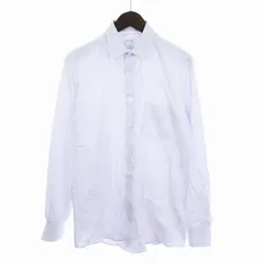 ポールスミス PAUL SMITH 美品 シャツ ブラウス 長袖 レギュラーカラー コットン ストライプ 紫 パープル L ■SM1のサムネイル