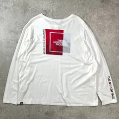 THE NORTH FACE  ザ ノースフェイス ロゴ フォトプリント ロングTシャツ メンズ2XL 
