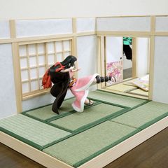 和室ドールハウス 六畳和室 簡単組立 1/12サイズ 畳付き 襖開閉可能