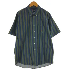 古着 90年代 ラルフローレン Ralph Lauren CHAPS チャップス 半袖 ボタンダウン ストライプシャツ メンズL相当 ヴィンテージ/eaa539472