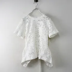 sacai サカイ コットン 総レースプルオーバー 1/ホワイト【2400013030182】のサムネイル