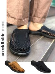 KEEN キーン サンダル メンズ UNEEK Ⅱ SLIDE ユニーク ツー スライド おしゃれ かわいい つっかけ 軽量 BLACK CATHAY SPICE スライドサンダル 1022371 1022372