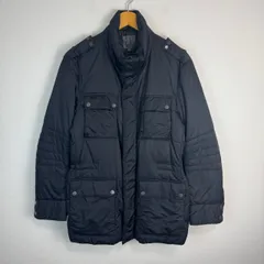 CK Calvin Klein カルバンクライン ハイネック ダウンジャケット メンズ Mサイズ ブラック 古着 ストリートのサムネイル