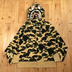 Gore Windstopper 1st camo yellow シャーク パーカー Lサイズ shark full zip hoodie a bathing ape BAPE エイプ ベイプ 迷彩