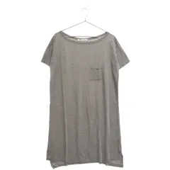 T by ALEXANDER WANG (ティーバイアレキサンダーワン) 1ポケット 半袖ワンピース Tシャツ グレー レディースのサムネイル