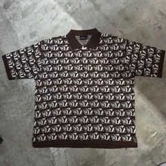 wasted youth ニットポロシャツ M wasted youth ニットポロシャツ