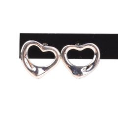 美品 TIFFANY&Co. ティファニー エルサ ペレッティ オープンハート スタッド ピアス シルバー 925SV レディース 古着 中古 USED