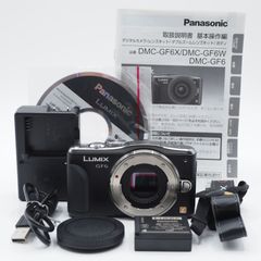 ★ショット数6,388回・極上品★ Panasonic パナソニック ルミックス ミラーレス ルミックス GF6 ボディ ブラック DMC-GF6-K #2605