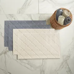 コストコ WELHOME Geometric バスマット 50x86 cm 2枚セット ct1727194  mof