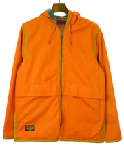 Nigel Cabourn × ELEMENT ナイジェルケーボン × エレメント BLANKET ALDER FLEECE ブランケット リバーシブルパーカー オレンジ×マルチカラー 44 AJ022-765のサムネイル