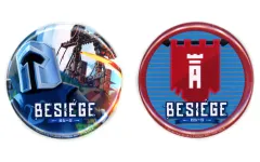 【中古】バッジ・ビンズ オリジナル缶バッジ2種セット 「PS5/Switchソフト Besiege -ビシージ-」 Amazon.co.jp購入特典