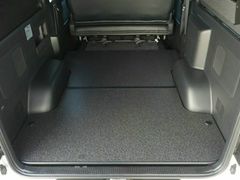 【数量限定アウトレット・新品・旧仕様】200系ハイエース ESフロアパネルR 硬質クッションフロア 3型後期～ S-GL標準ボディ パワースライドドア無 黒石目柄