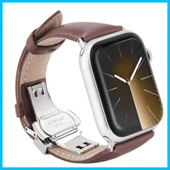 【人気商品】本革/ブラウン) に対応(38mm/40mm/41mm /1 /2 4/3 / / / 5 SE 6 9/8/7/ Series Watch Watch Apple Nike 手作りApple Ｄバックル プッシュ式 ベルト38mm アップルウォッ