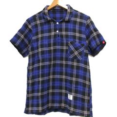 ☆BEDWIN THE HEARTBREAKERS ベドウィン リバーシブル ガーゼ地 プルオーバー 半袖シャツ チェック柄 メンズ コットン 夏物