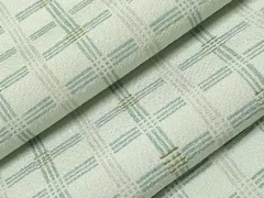 平和屋着物▽上質な小紋　単衣　格子柄　やまと誂製　正絹　逸品　未使用　CAAT9207dy