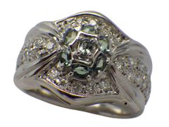 アレキサンドライト ダイヤモンドリング Pt900 12.6g 13号　Jewelry Alexandrite0.50ct Dia0.50ct Ring