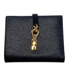 【真贋判定済】GUCCI グッチ ジャッキー2つ折り財布 350959 ブラック×G金具 ウォレット B0503G2D36
