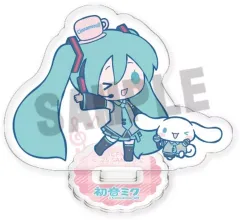 【中古】アクリルスタンド・アクリルパネル 初音ミク＆シナモロール(ウインク) 「初音ミク×シナモロール トレーディングミニアクリルスタンド」