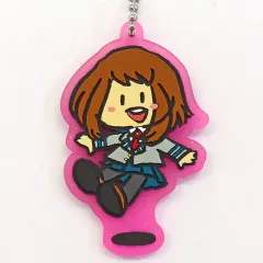 【中古】キーホルダー 麗日お茶子 「僕のヒーローアカデミア 雄英高校オープンスクール カプセルラバーマスコット ～僕のヒーローアカデミア 雄英高校オープンスクール～」