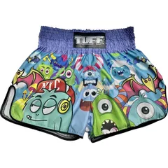 TUFFSPORTS ムエタイボクシングパンツ モンスター ブルー（レトロ）のサムネイル