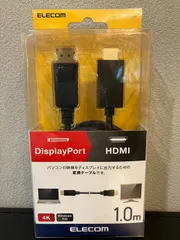 ｴﾚｺﾑ　DisplayPort用HDMI変換ケーブル CAC-DPHDMI10BK　1.0m