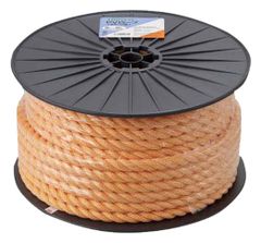 TRUSCO(トラスコ) PVロープ 黄 16mm×50m 3つ打タイプ R-1650PV