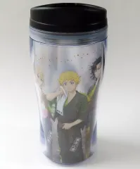 【中古】マグカップ･湯のみ [単品] 集合 オリジナルタンブラー 「東京リベンジャーズ×極楽湯・RAKU SPA Relax 極楽上等! 2nd」 赤のストロベリーウーロン購入特典