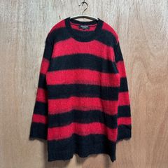 希少【VANDALISM 60 HUNDRED MILLION ROCKS / ヴァンダリズム  【商品名】モヘア混/ボーダー ニット セーター/kurt cobain カートコバーン