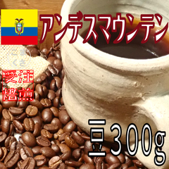 コーヒー豆300g アンデスマウンテン 自家焙煎 珈琲 こまくさ珈琲