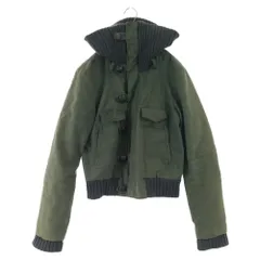 BALENCIAGA (バレンシアガ) QUILTING NECK KNIT JACKET 113991 TF402 中綿 ネックニット ジャケット 113991 TF402 グリーンのサムネイル