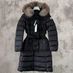 定価50万円！！☆新品未使用タグ付き☆ MONCLER KHLOE ダウンジャケット Foxfur TG00～TG5 Black Color