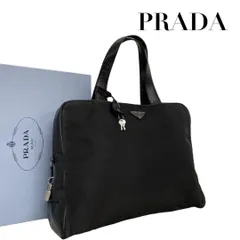 【価格交渉/質問大歓迎♪】極美品 PRADA プラダ ナイロン トートバッグ ハンドバッグ 三角ロゴ 🖤 ブラック 黒 肩掛け 通勤 通学 メンズ レディース ユニセックス 軽量 高級感 上質 レザー コンパクト 人気モデル 4376