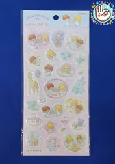 ✨ぷっくりシール　リトルツインスターズ　レトロ　キキララ　25ピース 　S8812772