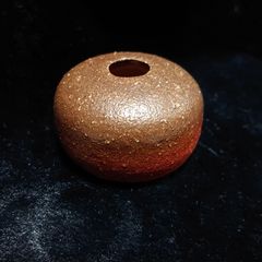 信楽焼陶器 花瓶 球体 砂目 金彩 伝統工芸 - メルカリ