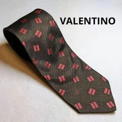 2:ネクタイ VALENTINO 8㎝ ブラック A 296　●