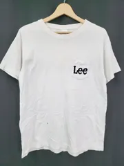 ◇ ⊂ Lee リー 半袖 Tシャツ カットソー サイズM ホワイト レディース メンズ P  【1409090010996】