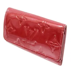 LOUIS VUITTON ミュルティクレ4 4連キーケース ヴェルニ ポムダムール M91976 キーホルダー 4本用 ES BCランク