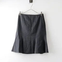 【値下げ】ラルフローレン Ralph Lauren サイドジップ フリル スカート 9□グレー ボトムス ミドル丈 【2400014329742】のサムネイル