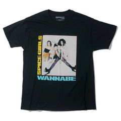 SPICE GIRLS 正規品 新品 Tシャツ Wannabe Black 半袖 黒 洋楽 90s