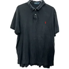 POLO RALPH LAUREN 半袖 ポロシャツ 2XL ブラック ポロラルフローレン ビッグサイズ 古着卸 アメリカ仕入 a707-5486