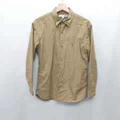 ◇ ⊇ UNIQLO ユニクロ JW Andersonコラボ 長袖 シャツ サイズXS ブラウン系 メンズ E  【1412260038133】