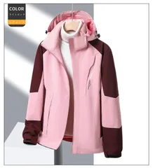 マウンテンパーカー メンズ レディース 男女兼用 ウィンドブレーカー 長袖 パーカー 秋服 切り替え 配色 防風 カジュアル ジップアップ フード付きhjfs202
